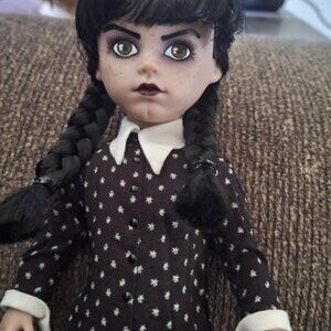 Wednesday Living Dead Doll with Thing